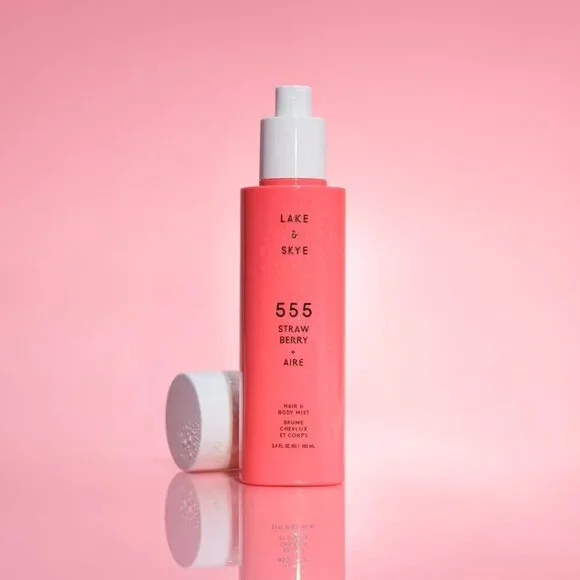 NWT Lake & Skye 555 Strawberry + Aire Hair & Body Mist - Picture 1 of 2
